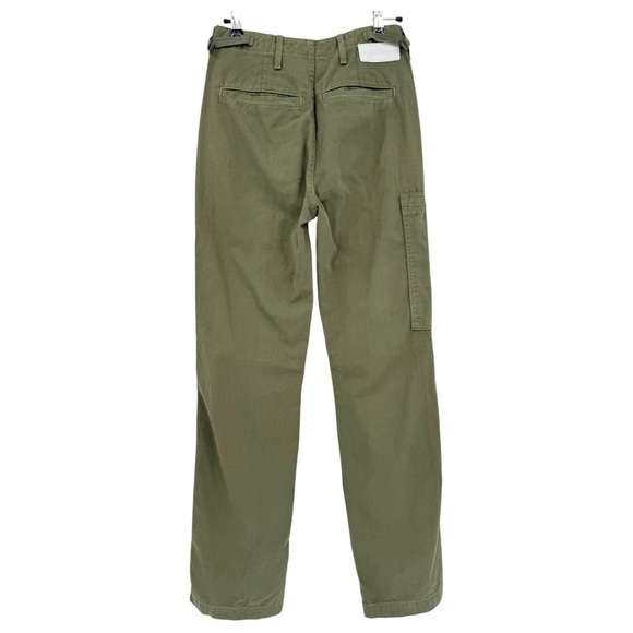 Re/Done Miltary Fatigue Surplus Army Green High Waisted Cargo Pants Size 25 - Picture 6 of 13